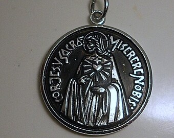 Sacred Heart of Jesus Medal Necklace
