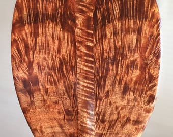 Curly Mango Paddle - Hawaiian Outrigger Canoe Paddling