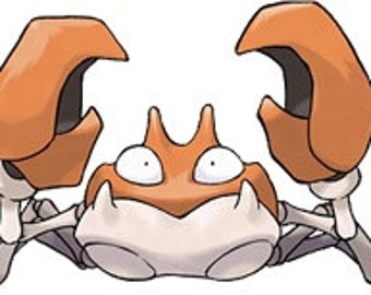 Pokemon Krabby Sticker