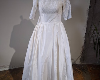 1950s William Cahill Ltd of Beverly Hills Wedding Gown