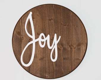 Merry and Bright Sign Rustic Christmas Decoration Rustic