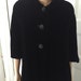 Vintage 1950s Black Velvet Coat - Evening Opera Dress Coat - 50s Filenes The French Shops Velvet Coat Jacket