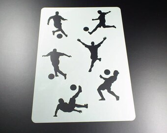 Template soccer player 6 soccer players-BA16