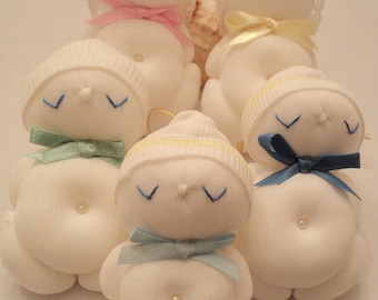 Sock Baby Doll, Stuffed Sock Doll, Stuffed Sock Baby, Baby Shower Gift, Baby Shower Decor, Baby Decor