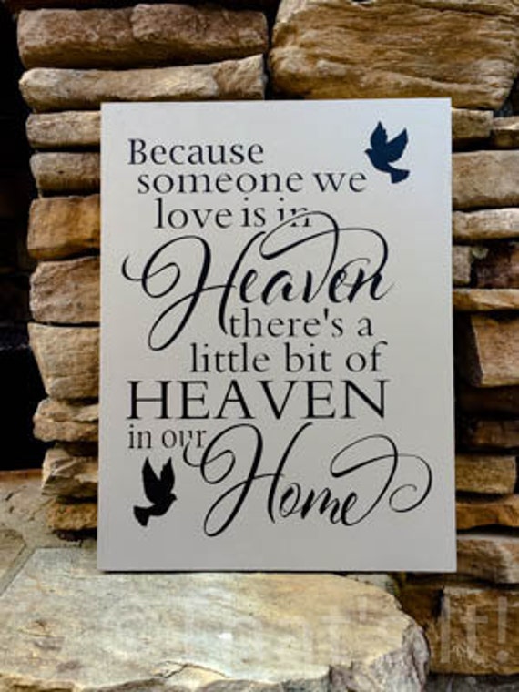 loss of a loved one personalized hand painted wood sign in