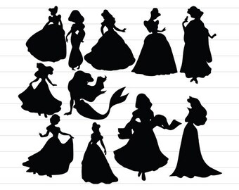 Download 50% OFF SALE Disney Princess Silhouettes Princess Silhouette