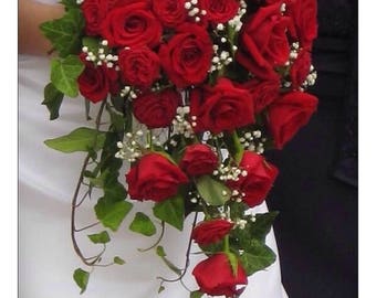 Cascading Rose Bridal Bouquet