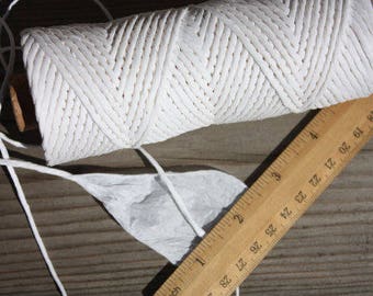 White Paper Cord = 1 Spool = 110 Yards= 100 Meters- Christmas Decorations- Wedding Decoration- Macrame Cord- Gift Wrapping Cord- Kraft Paper