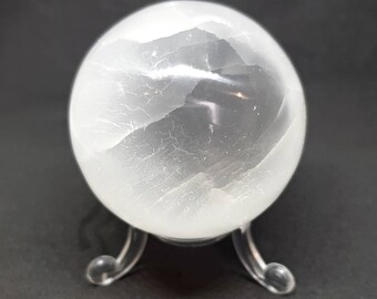 Selenite Crystal Ball, Selenite Sphere, Crystal Ball, Selenite Ball, Selenite Crystal, Crystal Ball Gift