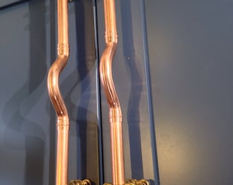 Bespoke Copper Handles & Drawer pulls