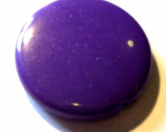 5 purple 25pcs opaque 21mm AP309 purple beads
