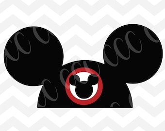 Mickey Mouse Ear Hat SVG Cutting File