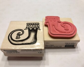 Elf Shoe rubber stamp, 40 mm (BB1/1)