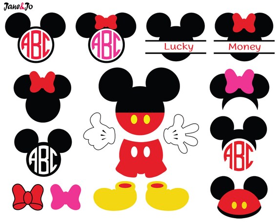 Download Mickey SvgMickey Mouse SvgMickey MonogramMinnie SvgMinnie