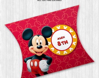 Mickey Mouse Pillow Boxes