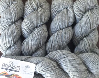 Cascade 220 Superwash Sport #1946 Gray 5.99 +1.35ea to Ship - Silver Gray 1946 Soft, Durable - 6 FREE 220 Superwash Sport Patterns MSRP 7.00