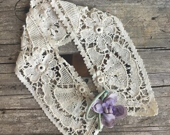 Antique Lace Collar, Edwardian