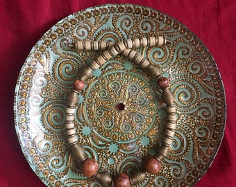 Vintage boho beaded Necklace