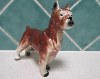 Vintage Ceramic Boxer Dog - 1950's