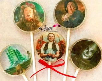Beautiful Oz Lollipops- Hard Candy Lollipops- Birthday- Babyshower-Wedding-Bridalshower