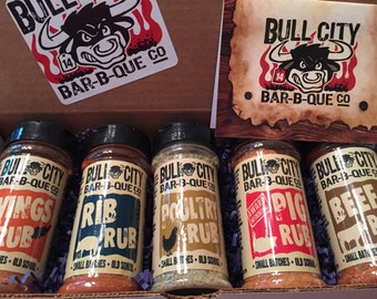 BBQ Rubs - 5 Rub / Seasoning Gift Set