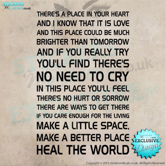 Michael Jackson Heal the World