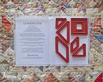 LEMOYNE STAR QUILT Stamp set (only rubbers)