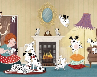Fifteen Puppies! Limited Edition Giclée Print