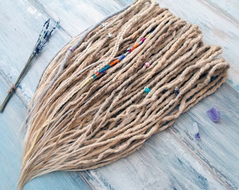 Blonde Crochet Double Ended Synthetic Dreads