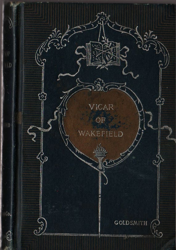 The Vicar of Wakefield Illustrated + Oliver Goldsmith + 1896 + Vintage Literature Book