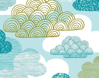 Blue Clouds, limited edition giclee print