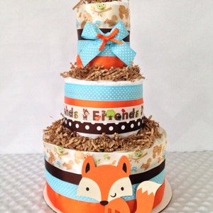 Fox diaper cake | Etsy