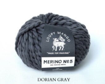 Loopy Mango - Merino No. 5 - Dorian Gray