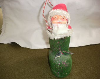 Vintage Santa/Boot Candy Container