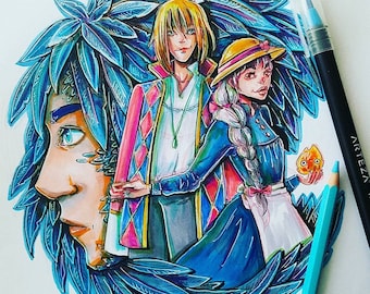 Howl's Moving Castle Painting