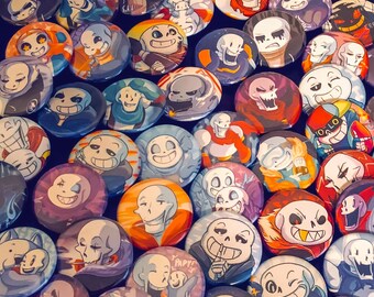 Undertale AUs (1.25) Buttons
