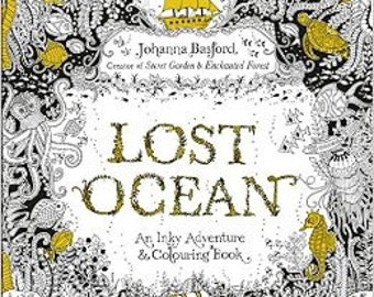 Lost Ocean colouring book by Johanna Basford