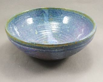 Pottery Large Bowl Rutile Blue CHUN20
