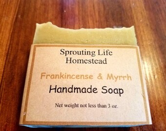 Frankincense & Myrrh Handmade Soap