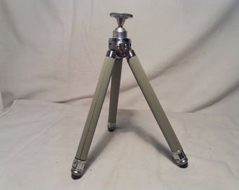 Vintage Camera Brass Telescoping Tripod,,ISING - Bergneustadt''- GERMANY