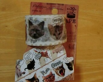 Washi masking tape (cat)