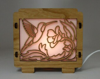 Hummingbird Lamp Night Light