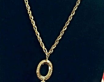 Vintage chandelier crystal necklace