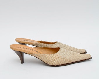 macys snakeskin heels