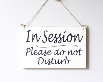 training in session sign