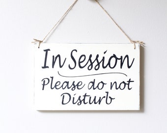 In session sign | Etsy