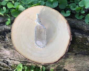 Clear Quartz Wire Wrapped Pendant