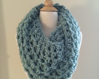 Knitting pattern for infinity scarf with bulky yarn
