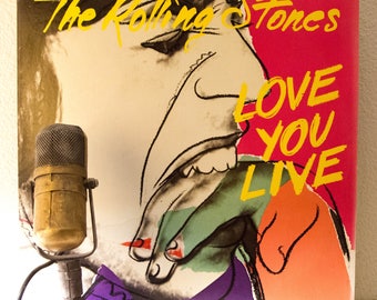 ON SALE Rolling Stones Vinyl Record Album Mick Jagger The Rolling Stones 2LP "Love You Live" (Original 1977 Rs Records w/"Honky Tonk Women")