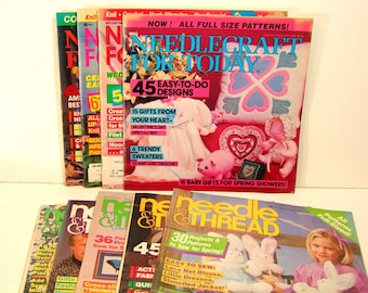 Vintage Needle And Thread Craft Magazine Collection